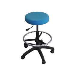 Tabouret avec repose pieds circulaire