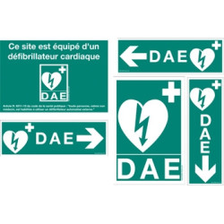 Pack signalétique DAE qualité premium