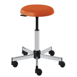 Tabouret médical socle chromé Carina 120