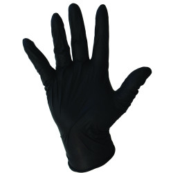 Gants en nitrile non poudrés noir